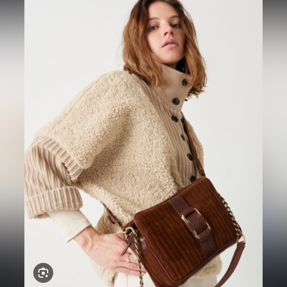 Sessun alessio bag in mocha color